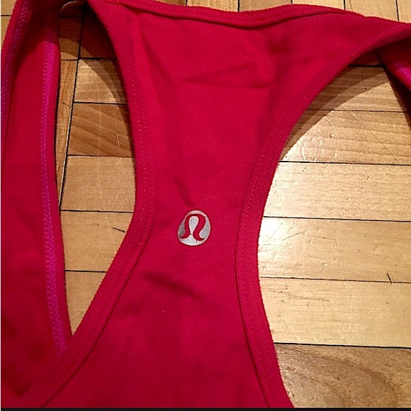Hot Pink lululemon 👚 racer back t shirt - Picture 1 of 4